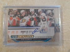 2024-25 Upper Deck Clear Cut Canvas Signatures Olen Zellweger #CS-OZ card