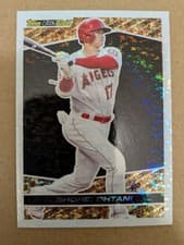 Shohei Ohtani 2021 Topps Chrome Update Black Gold card
