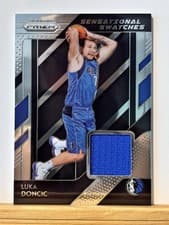 2018 Panini Prizm Sensational Swatches Luka Doncic #87