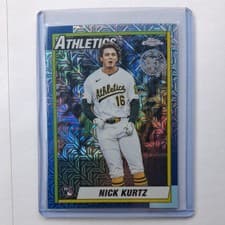 2025 Topps Update 1990 Topps Chrome Baseball Nick Kurtz #U90C-93 card