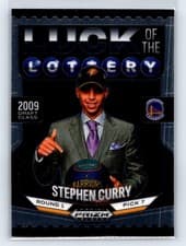 2024-25 Panini Prizm Black Luck of the Lottery Stephen Curry #12 card