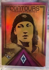 Trevor Lawrence 2022 Panini Phoenix Contours card