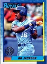 2025 Topps 1990 Topps Baseball (Series One) Bo Jackson #T90-62 card
