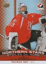 2025-26 Tim Hortons Team Canada Olympic Hockey Northern Stars Patrick Roy #NS-5 card