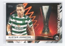 2025-26 Topps UEFA Club Competitions Trophy Chasers Alistair Johnston #TC-24 card