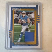2025 Donruss Donruss Threads Justin Herbert #DTH-JHT card
