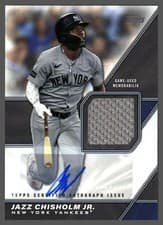 2026 Topps Major League Material Autographs Jazz Chisholm Jr. #MLM2-JCJ card