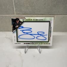 2025 Panini Boys of Summer Jumbo Acetate Signatures Noah Schultz #29 card