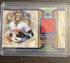 2025 Topps Museum Collection Meaningful Material Relics Elly De La Cruz #MMR-ED card