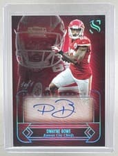 2025 Panini Silhouette Profile Signatures Dwayne Bowe #12 card
