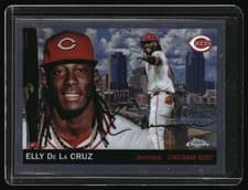 2025 Topps Chrome Platinum 1955 Topps City Variations Elly De La Cruz #55CV-24 card