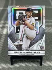 2025 Topps Chrome Black Rookie Design Variations Spencer Schwellenbach #23 card