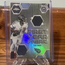 2025 Topps Chrome First Year Fabric Cam Ward #FYF-CW card