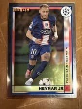 Neymar Jr 2022 Topps Merlin Chrome UEFA Club Competitions card