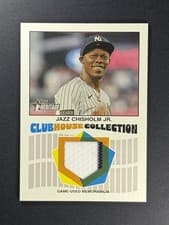 2026 Topps Heritage Clubhouse Collection Relics Jazz Chisholm Jr. #CCR-JCJ card