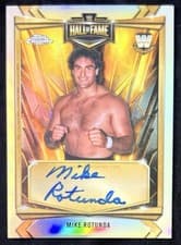 2026 Topps Chrome WWE Hall of Fame Autographs Mike Rotunda #HOF-MR card