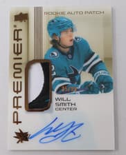2024-25 Upper Deck Premier Acetate Auto Patch Rookies Will Smith #AR-WS card
