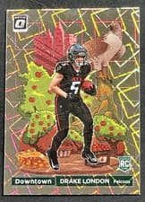 Drake London 2022 Panini Donruss Downtown card