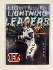 2025 Topps Chrome Lightning Leaders Joe Burrow #LL-1 card