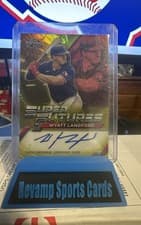 2025 Topps Chrome Black Super Futures Autographs Wyatt Langford #FSA-WL card