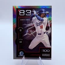 2025 Bowman Bowman Scouts Top 100 Joendry Vargas #BTP-83 card