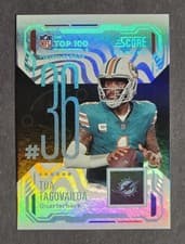 2025 Score Top 100 Tua Tagovailoa #36 card
