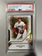 2025 Topps MLB MVP Collection Base Set Shohei Ohtani #12 card