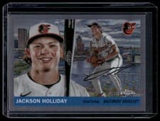 2025 Topps Chrome Platinum 1955 Topps City Variations Jackson Holliday #55CV-11 card