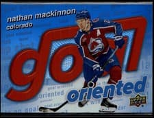 Nathan MacKinnon 2025 Upper Deck Goal Oriented card