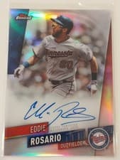 2019 Topps Finest Autographs Eddie Rosario #FA-ER