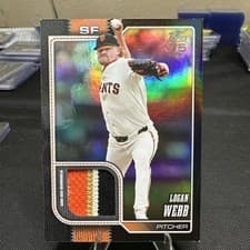 2026 Topps Real One Relics Logan Webb #69 card