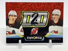 2024-25 Upper Deck Synergy D2D Luke Hughes/Simon Nemec #D2D-NJ card