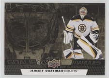 2025-26 Tim Hortons Collectors Series Goalie Etchings Jeremy Swayman #GE-2 card