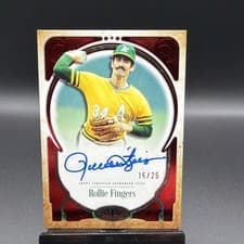 2026 Topps Tier One Prime Performers Autographs Rollie Fingers #PPA-RF card