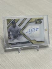 2025 Topps Tier One Clearly Perfect Autographs Frank Thomas #CPA-FT card