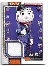 2026 Topps Mascots Relics Mr. Met #MAS-MRM card