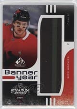2024-25 SP Game Used 2024 Stadium Series Banner Year Relics Nico Hischier #BYSS-NH card