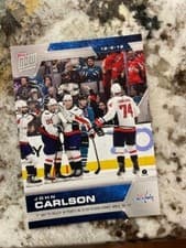 John Carlson 2019 Topps Now NHL Stickers card