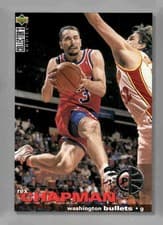Rex Chapman 1995-96 Collector's Choice Base Set card