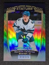 2025 2024 Upper Deck Stature Macklin Celebrini #31