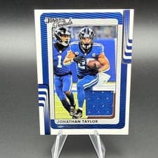 Jonathan Taylor 2025 Donruss Donruss Threads card