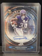 2025 Topps Cosmic Chrome Equinox Autographs Jordan Addison #EQA-JAD card