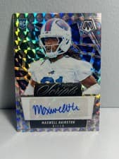 2025 Panini Mosaic Rookie Scripts Maxwell Hairston #RS-MHN card