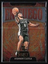 2024-25 Panini Select En Fuego Stephon Castle #15 card