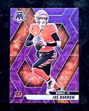 Joe Burrow 2025 Panini Mosaic card