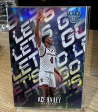 Ace Bailey 2024-25 Bowman's Best University Let's Go card