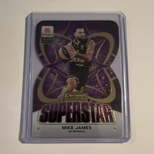 Mike James 2025 Panini Contenders EuroLeague Superstar Die-Cut card