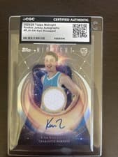 2025-26 Topps Midnight Rookie Jersey Autographs Kon Knueppel #RJA-KK card
