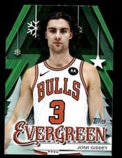 2025-26 Topps Holiday Evergreen Josh Giddey #EV-JG card