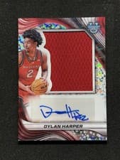 2024-25 Bowman's Best University Prospect Jumbo Relic Autographs Dylan Harper #PJRA-DH card
